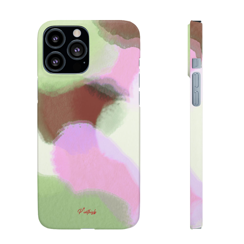 Abstract Pastel Camouflage Snap Phone Case
