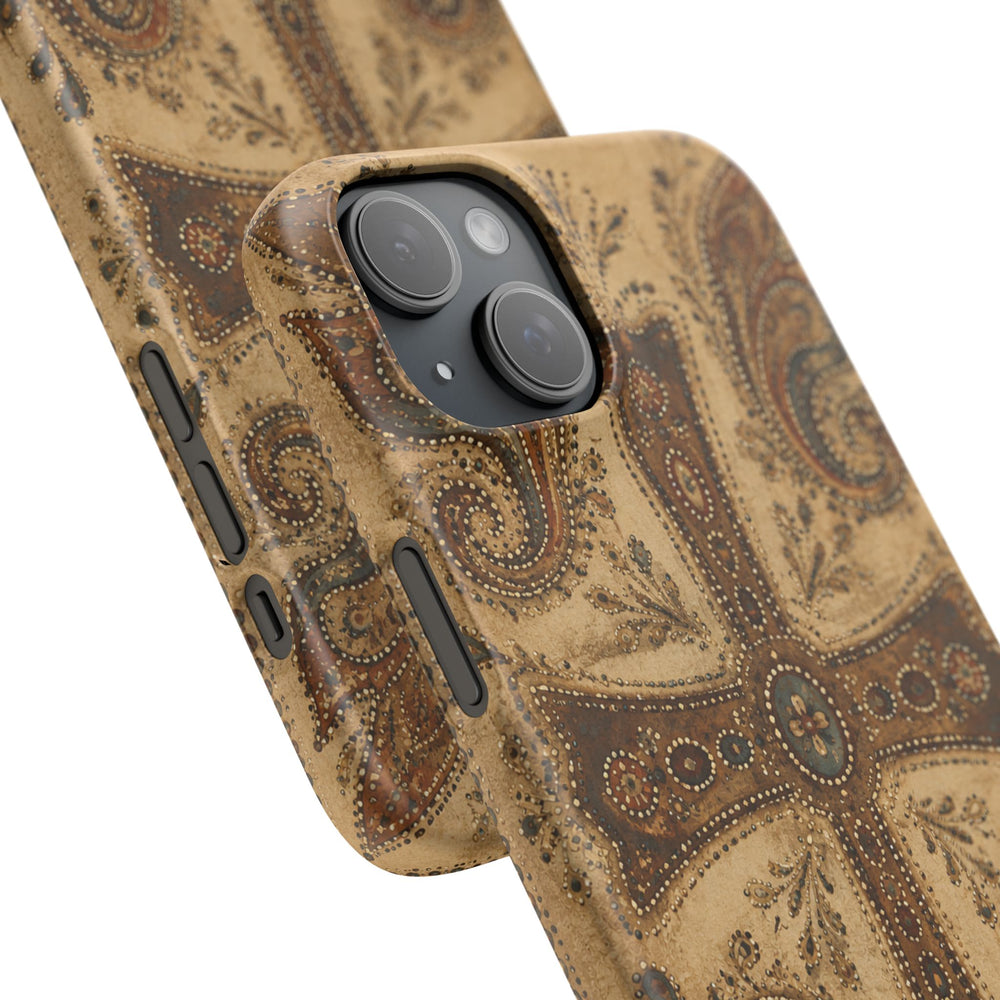 Cross Paisley Snap Case