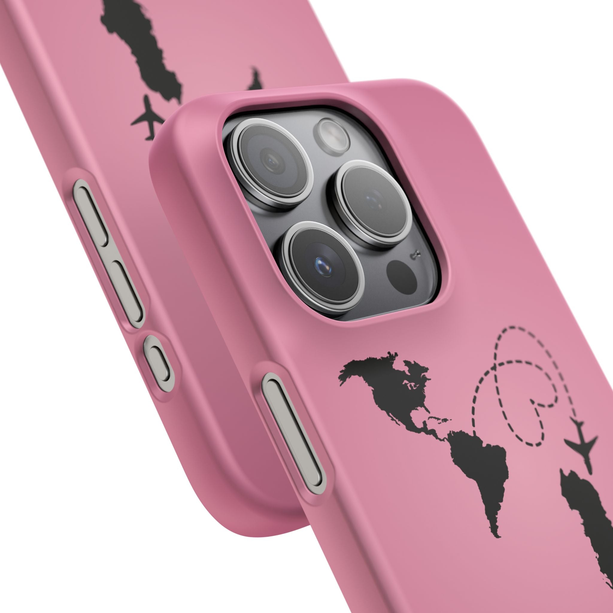 America to Albania Pink Snap Phone Case