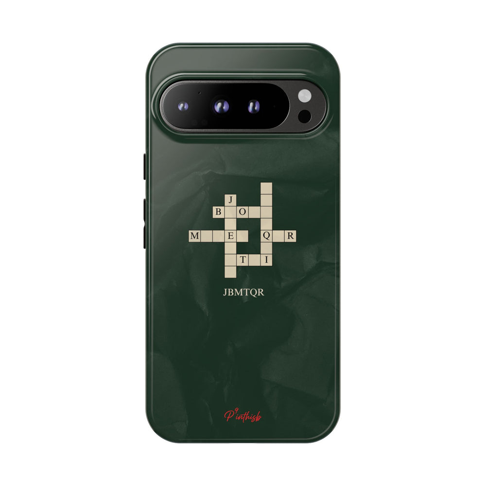 "JBMTQR crossword" Tough Phone Case