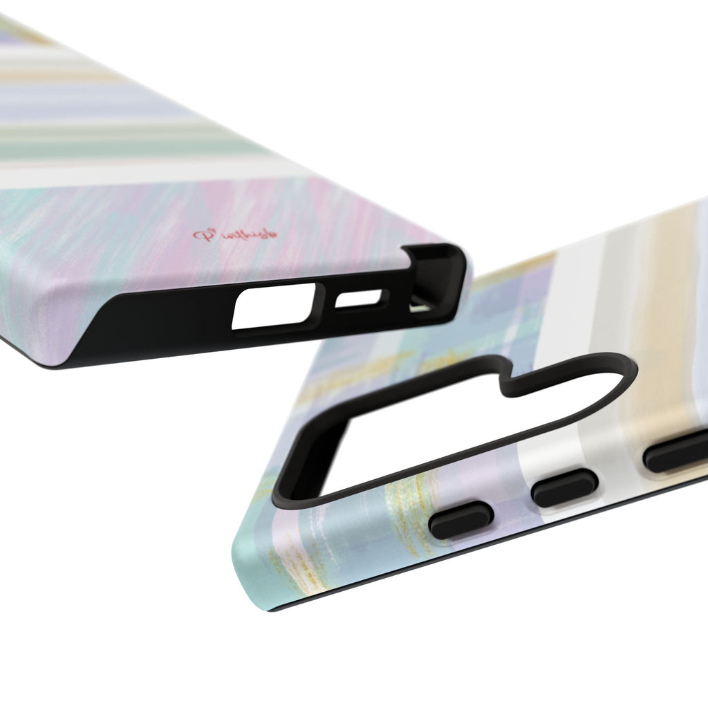 Pastel Stripe Tough Phone Case