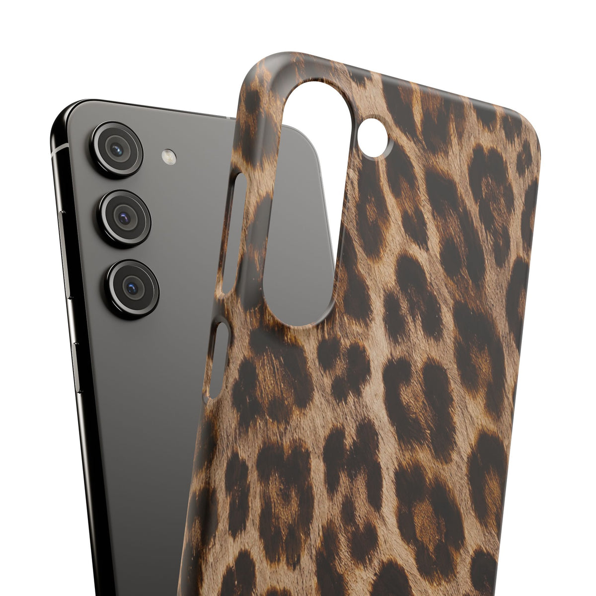 Leopard Print Snap Phone Case