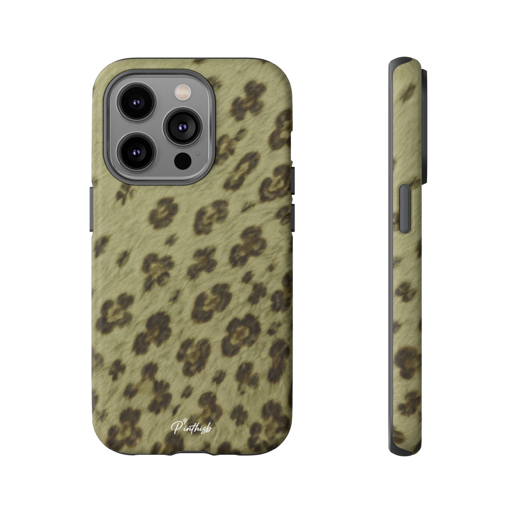 Olive Leopard Print Tough Case