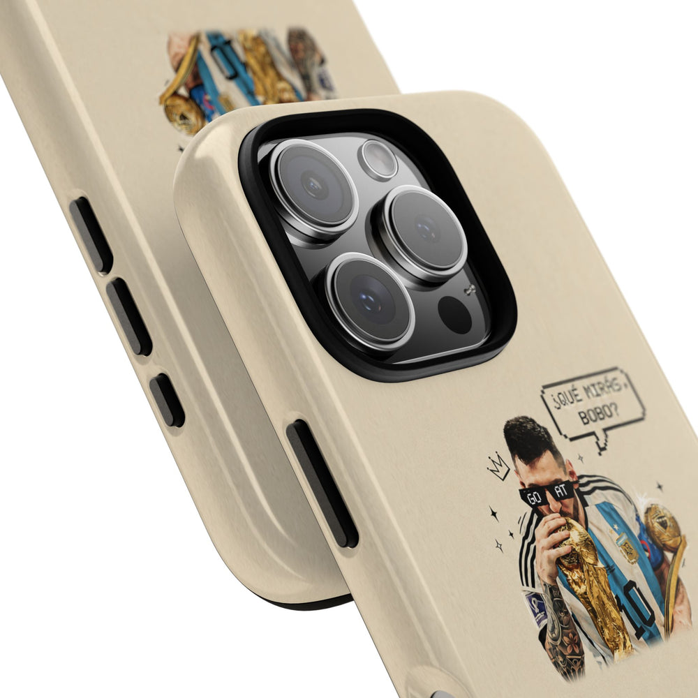 "G.O.A.T" Messi Tough Phone Case
