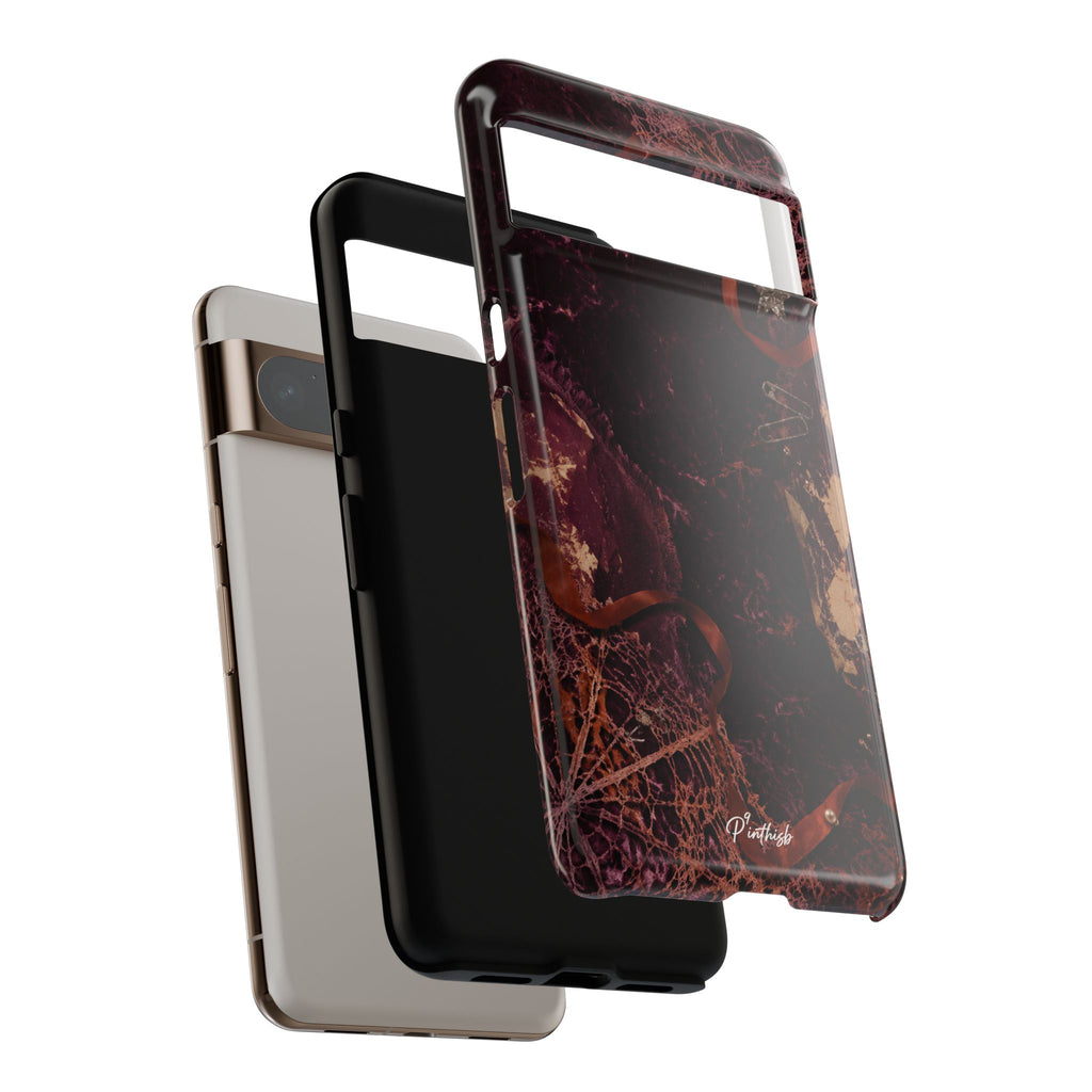 Dark Maroon Vintage Tough Case
