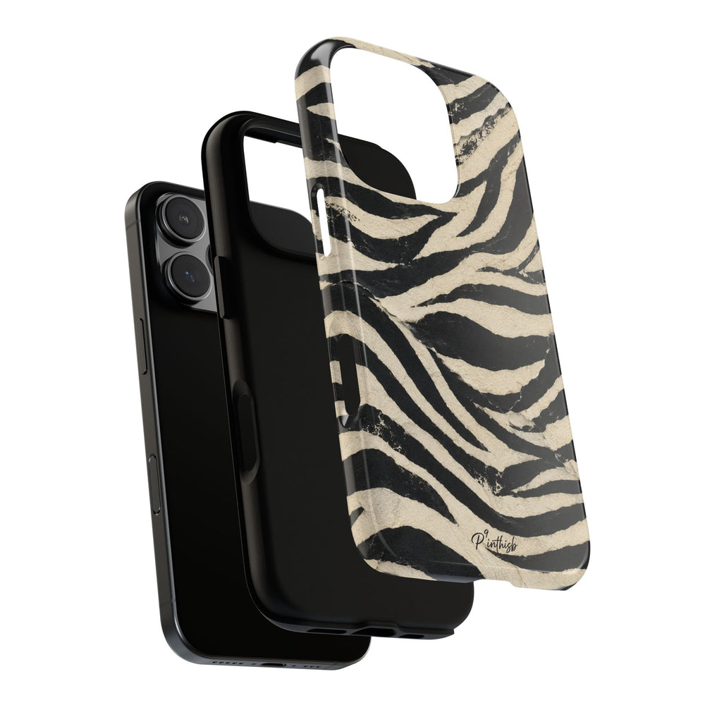 Zebra Stripe Tough Phone Case