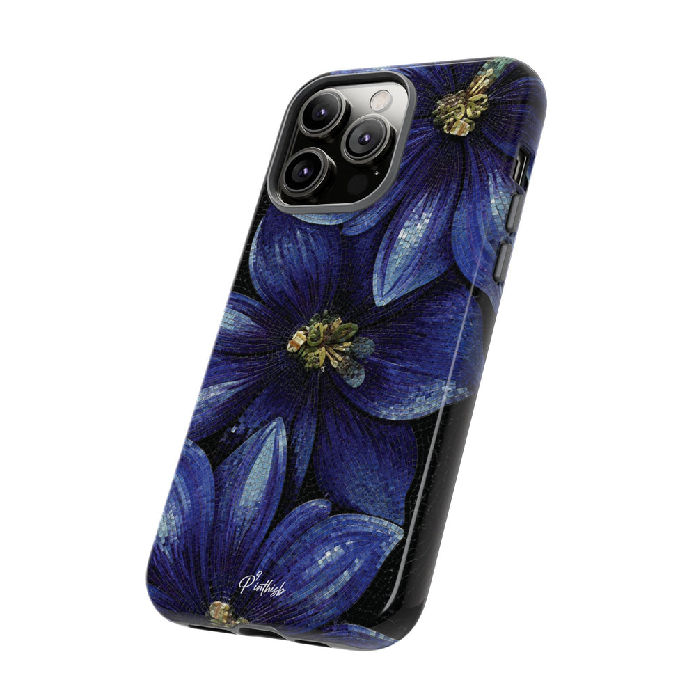 Blue Floral Tough Case