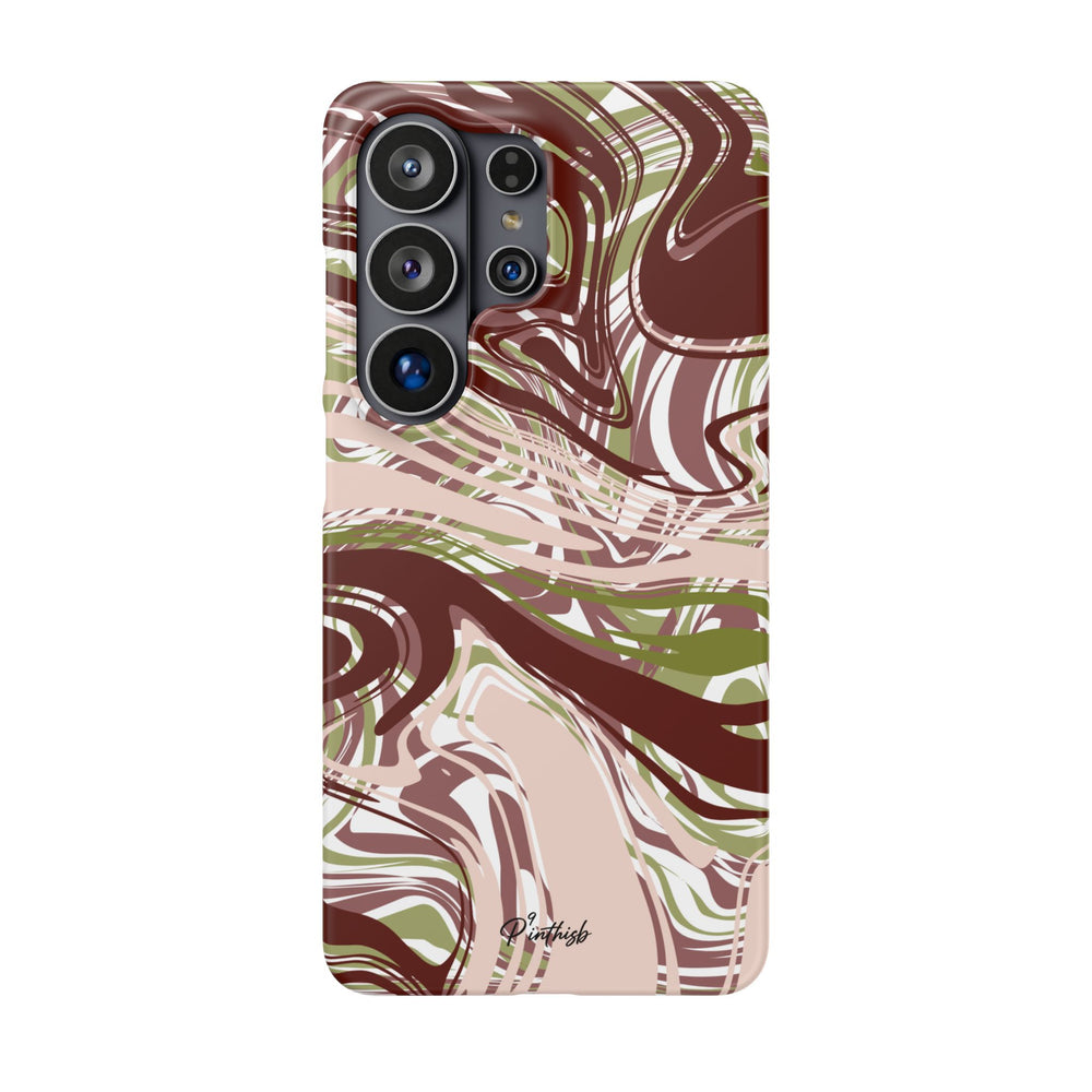 Abstract Marbled Snap Phone Case