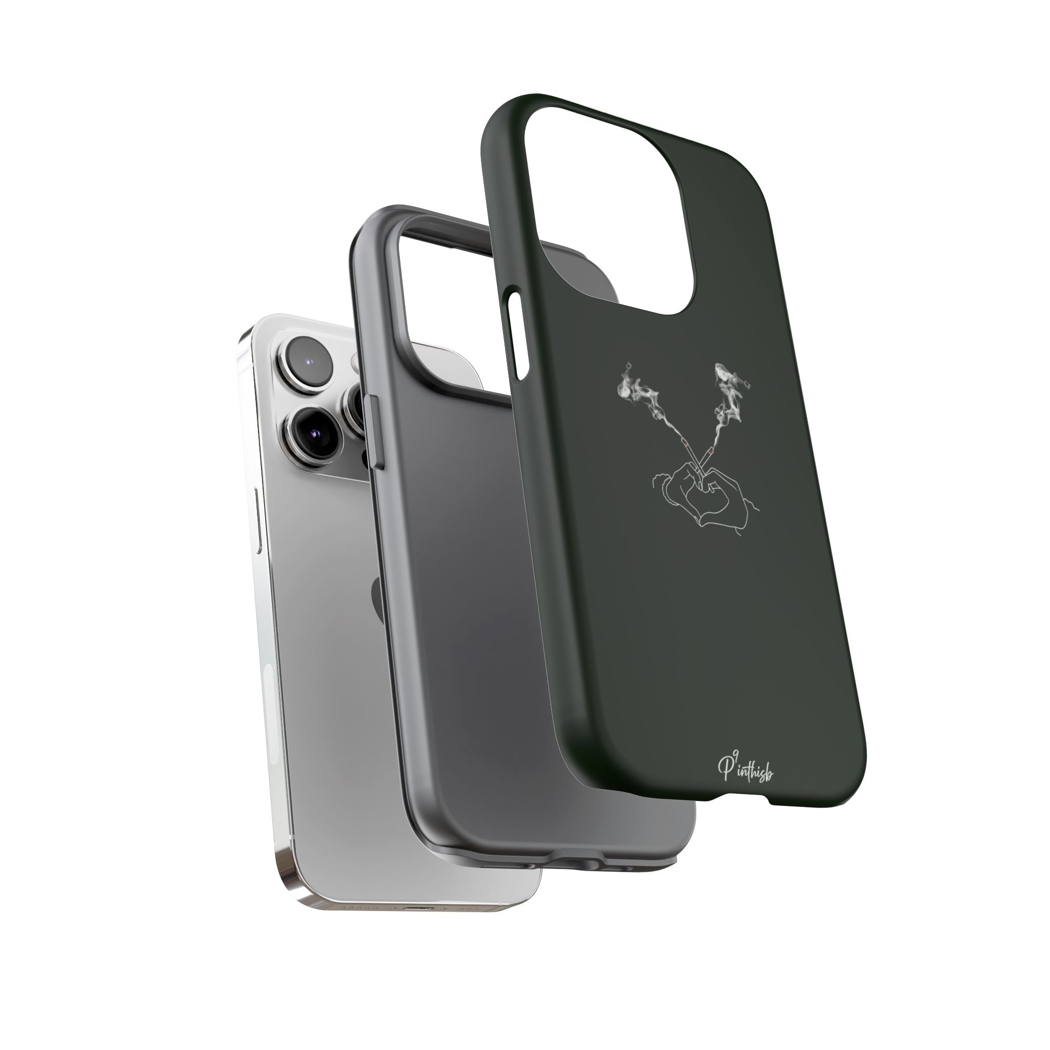Smoke Heart Tough Case