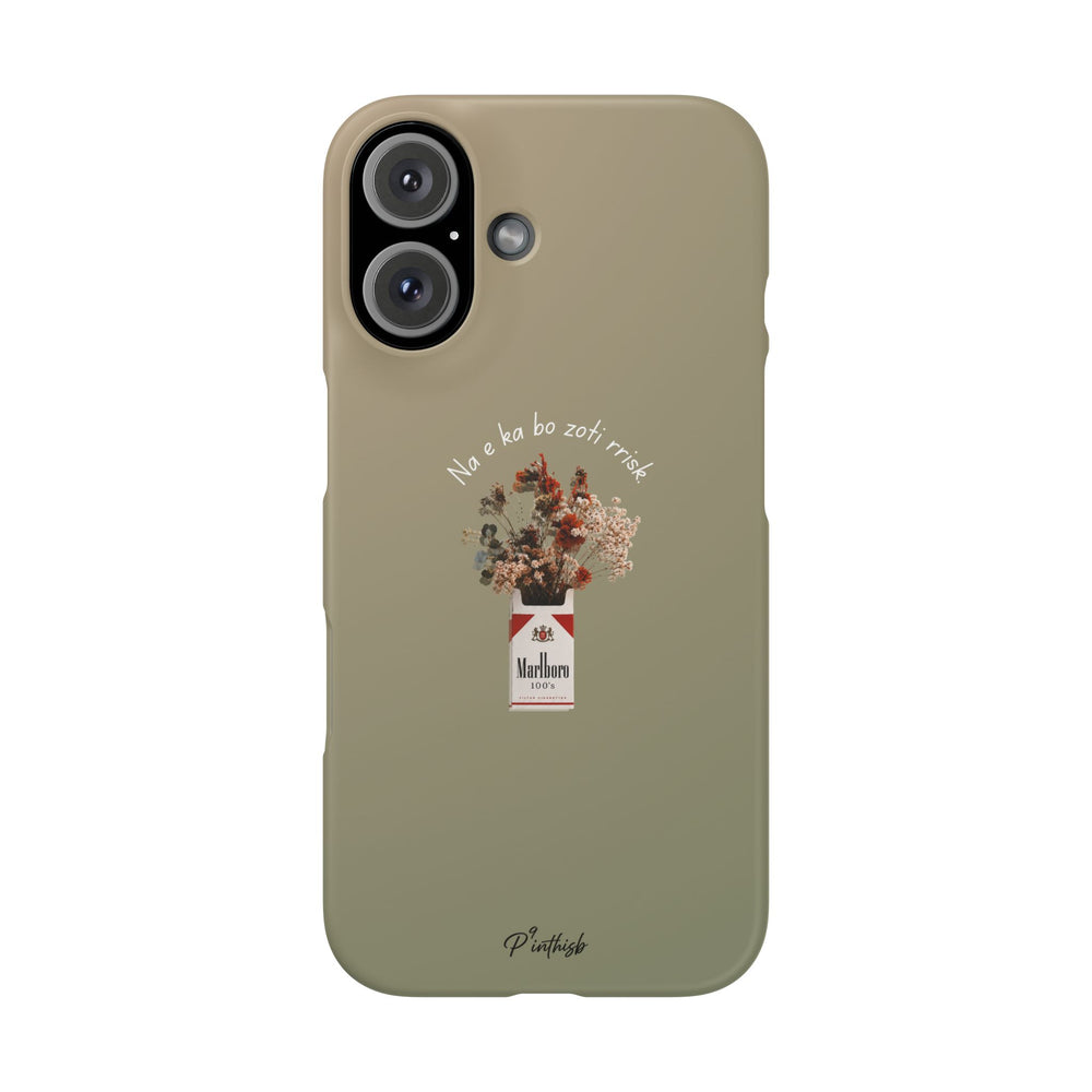 "Na e ka bo zoti rrisk." Snap Phone Case
