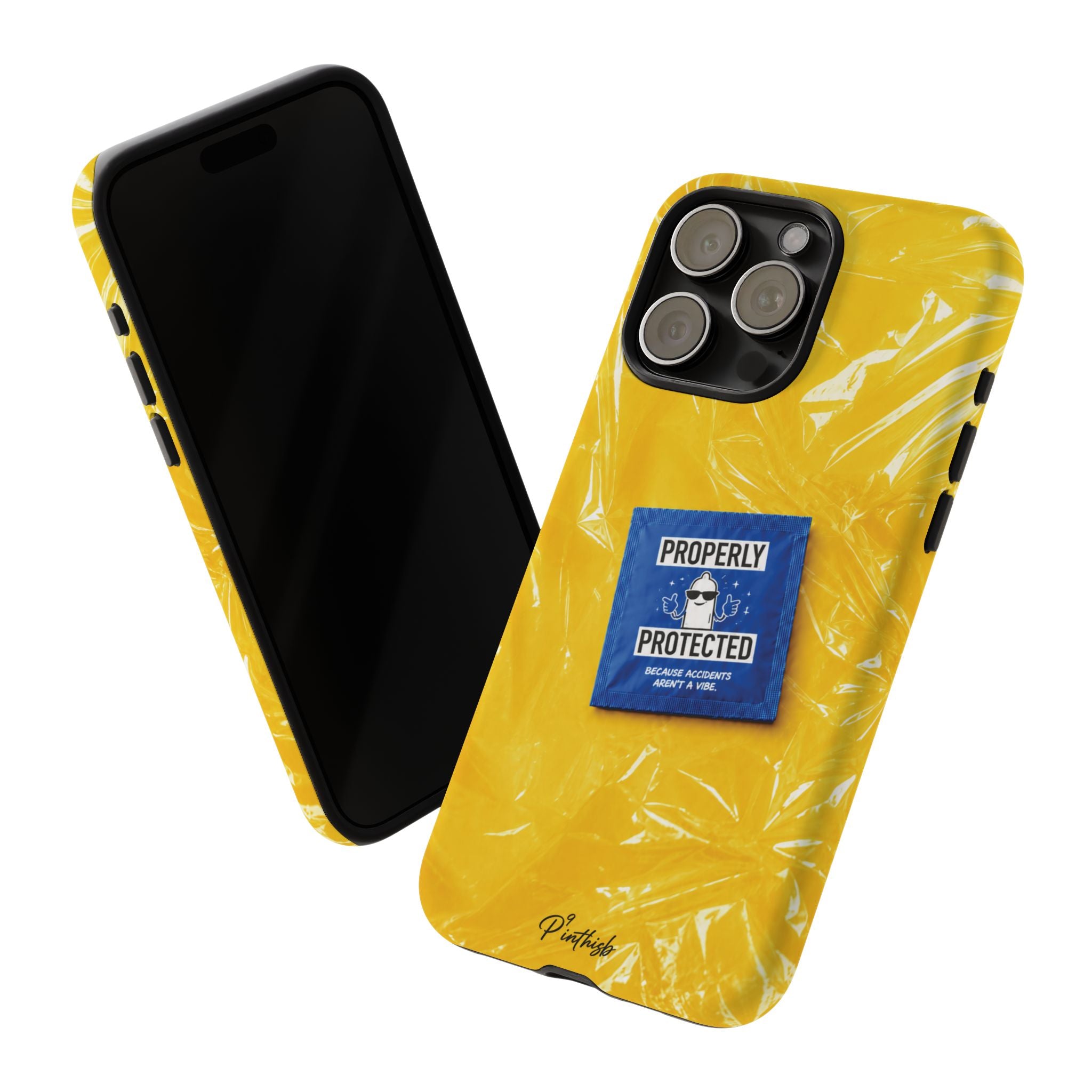 "Properly Protected" Graphic Phone Case