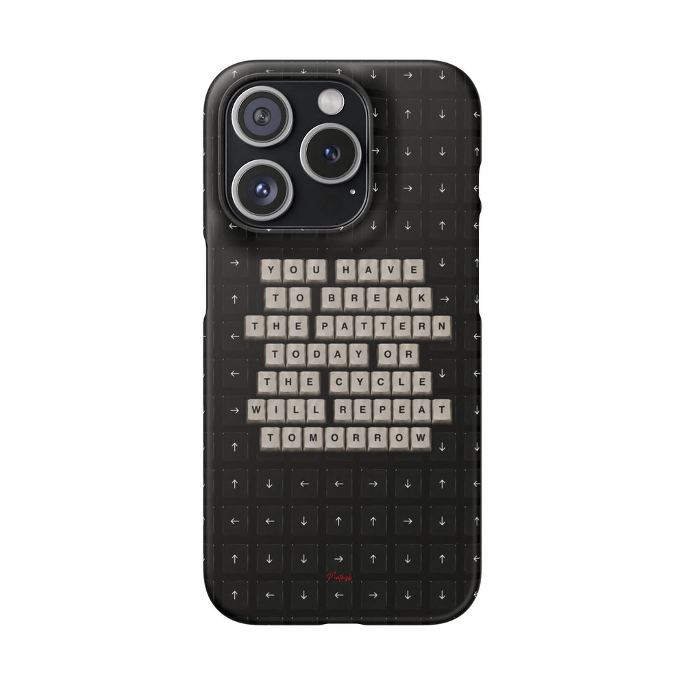 "Break the pattern" Keyboard Snap Case