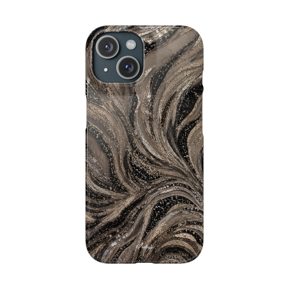 Neutral Swirl Protective Snap Case