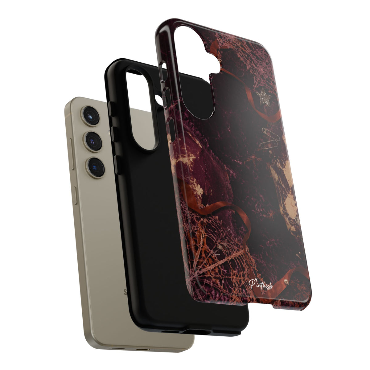 Dark Maroon Vintage Tough Case