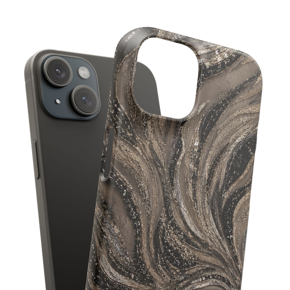 Neutral Swirl Protective Snap Case