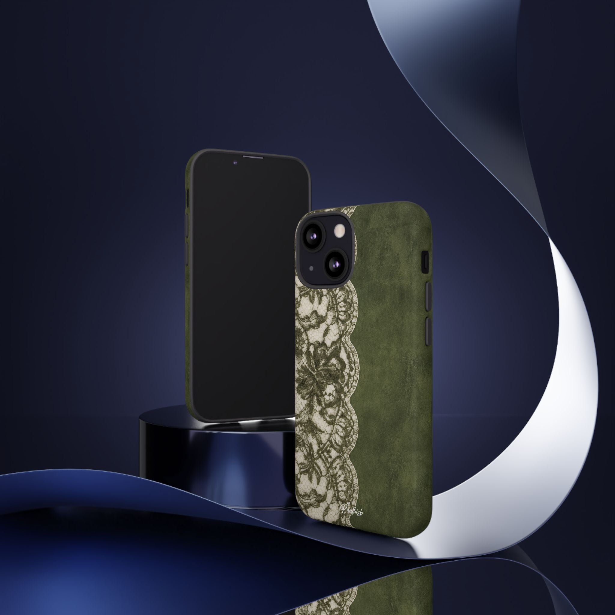 Olive Lace Tough Case