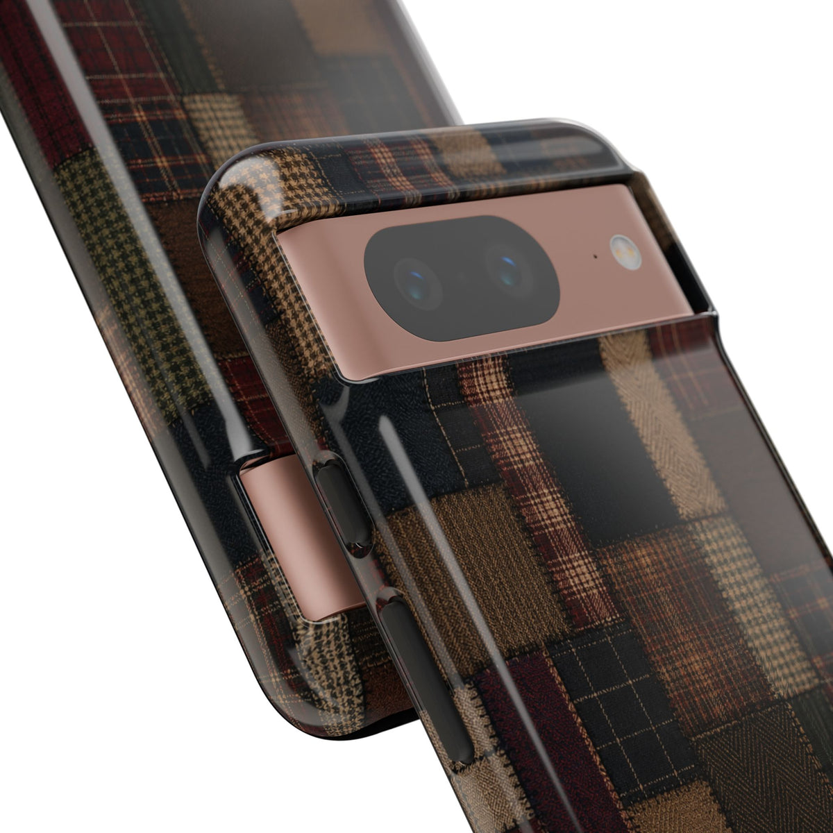 Plaid Patchwork Tough Phone Case