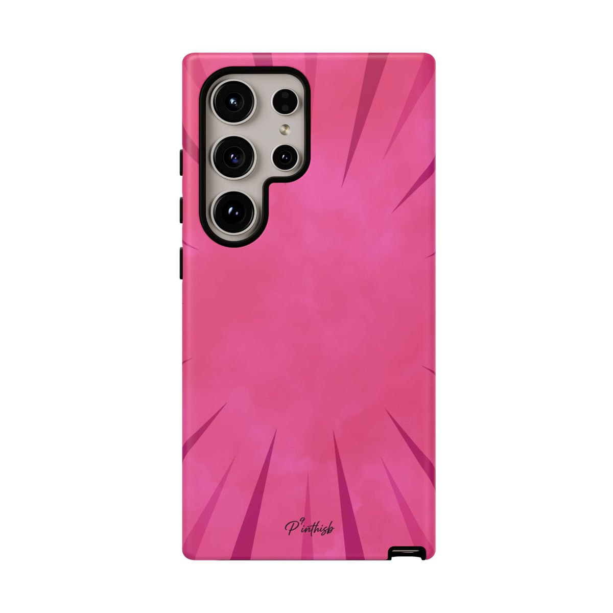 Pink Burst Tough Phone Case