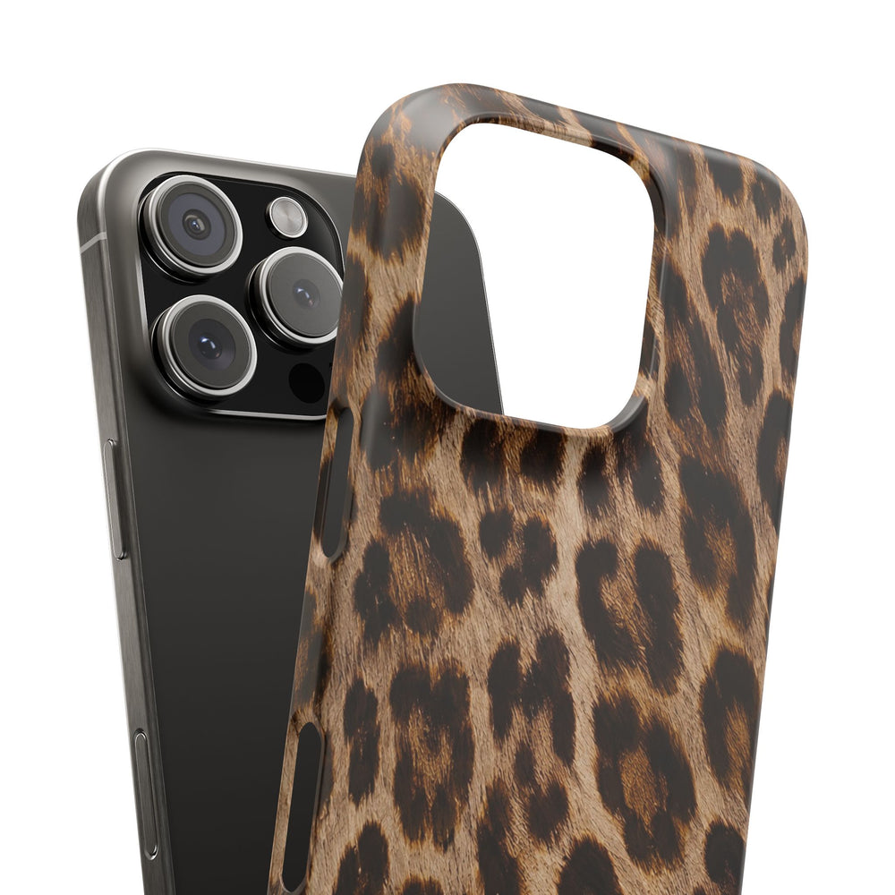 Leopard Print Snap Phone Case