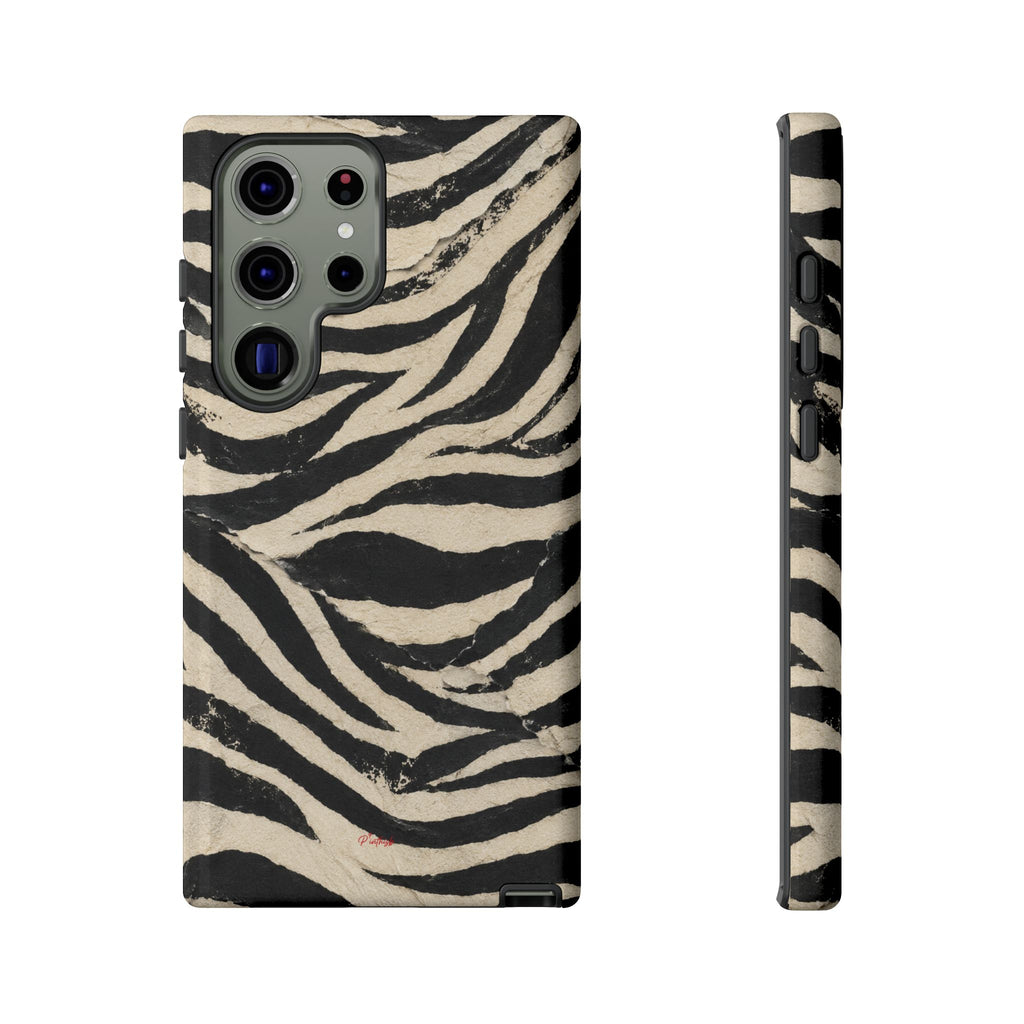 Wavy Peach & Mauve Tough Case