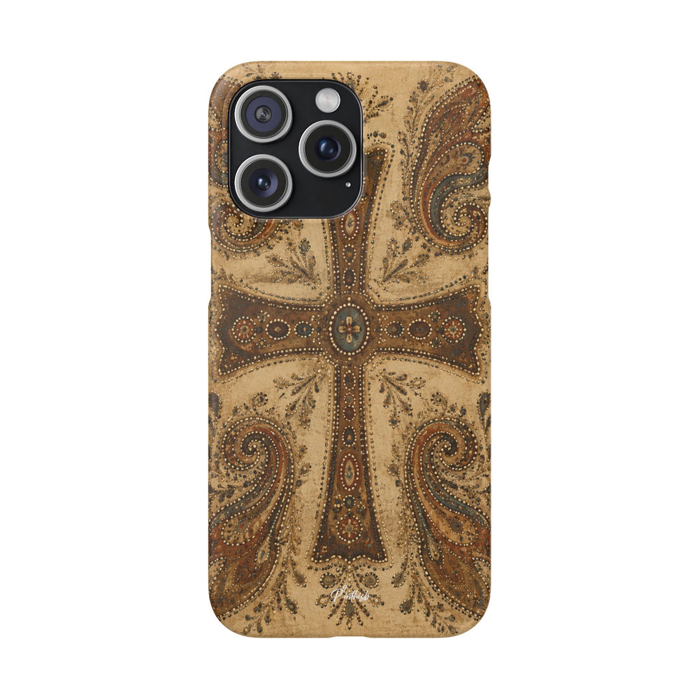 Cross Paisley Snap Case