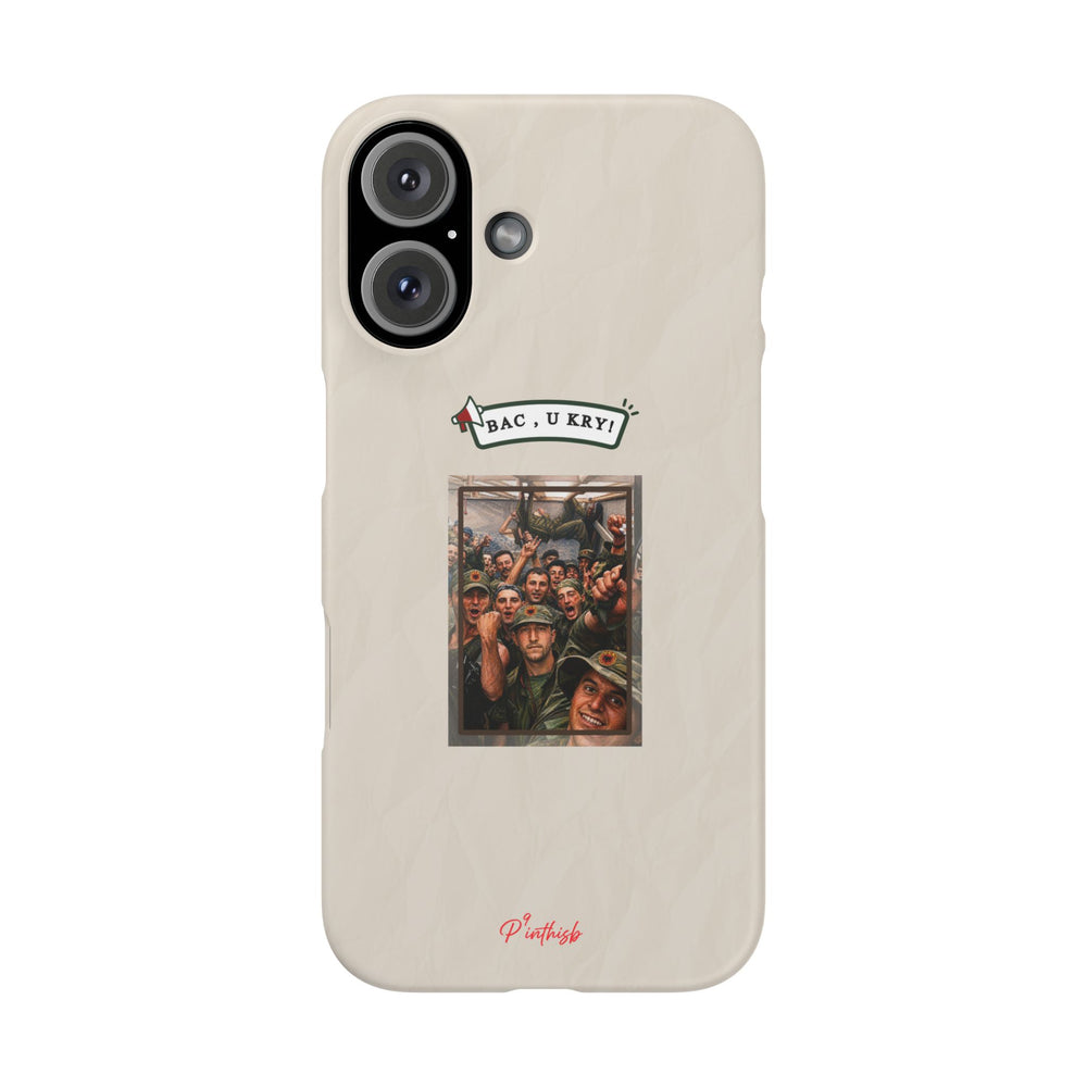 "BAC, U KRY!" Snap Case