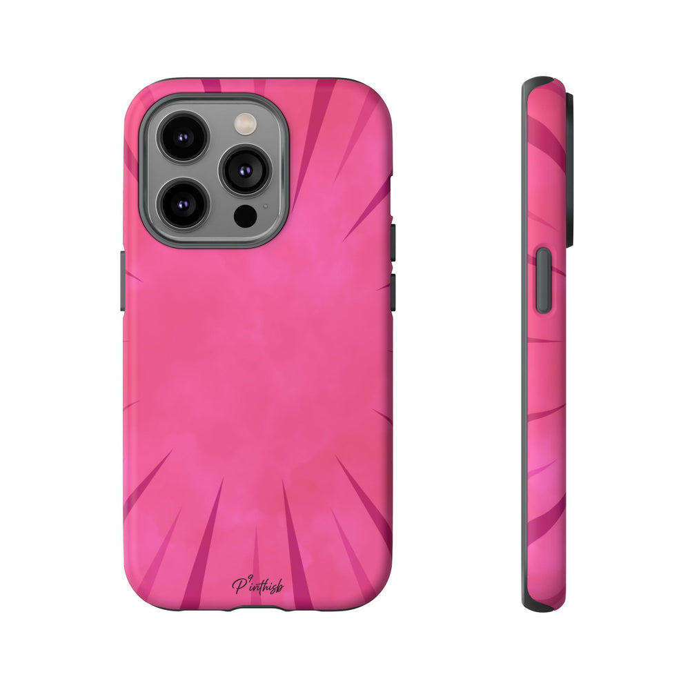 Pink Burst Tough Phone Case