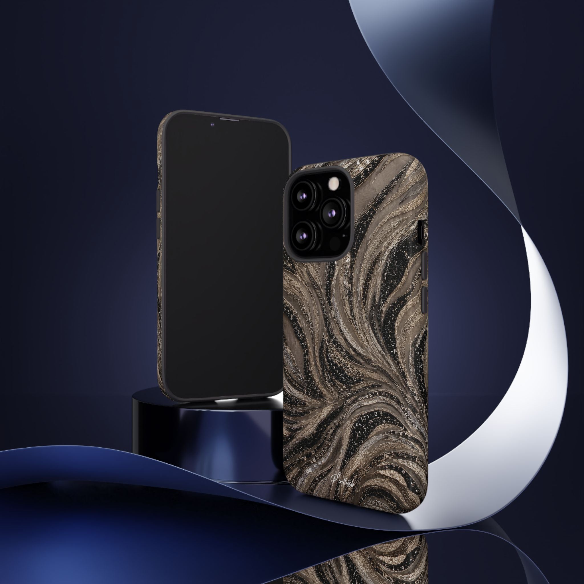 Neutral Swirl Protective Tough Case