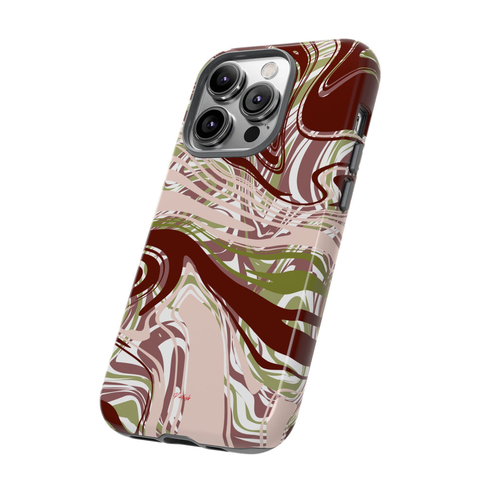 Abstract Marbled Tough Phone Case