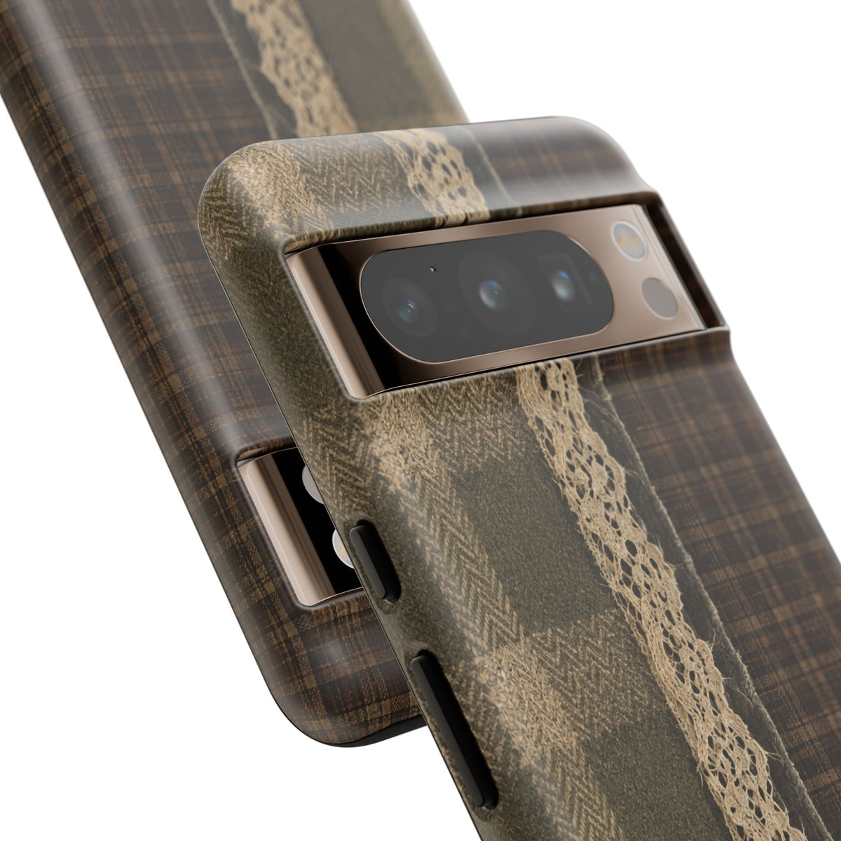 Plaid Lace Tough Phone Case
