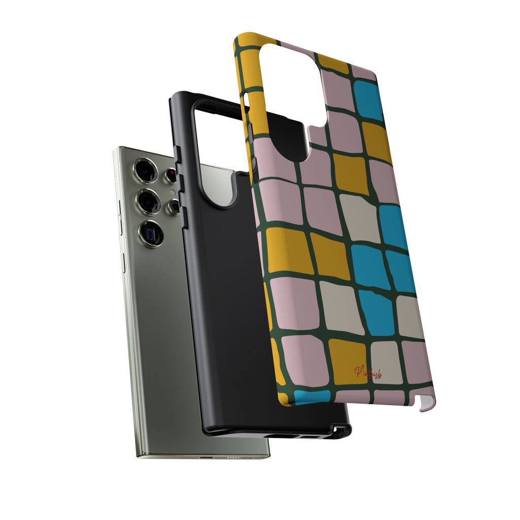 Color Grid Tough Phone Case