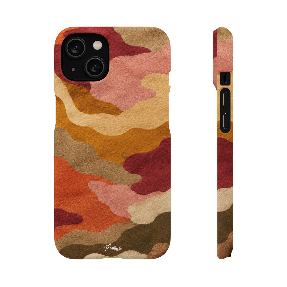 Watercolour Camo Snap Case