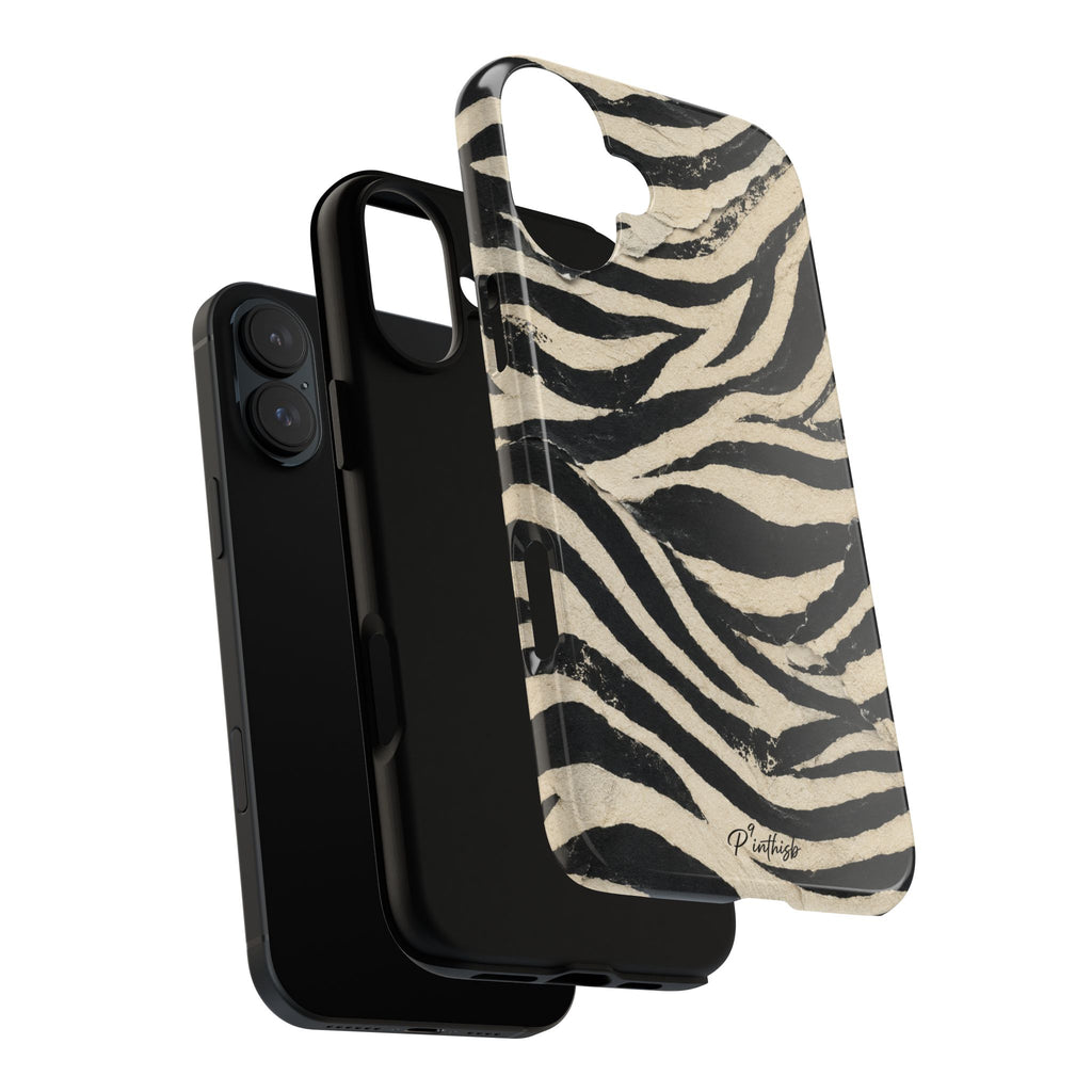 Zebra Stripe Tough Phone Case