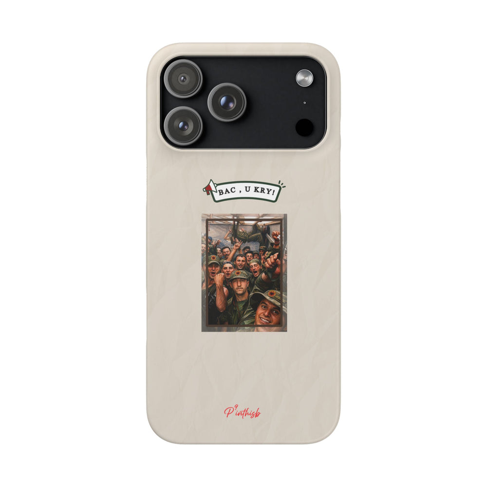 "BAC, U KRY!" Snap Case