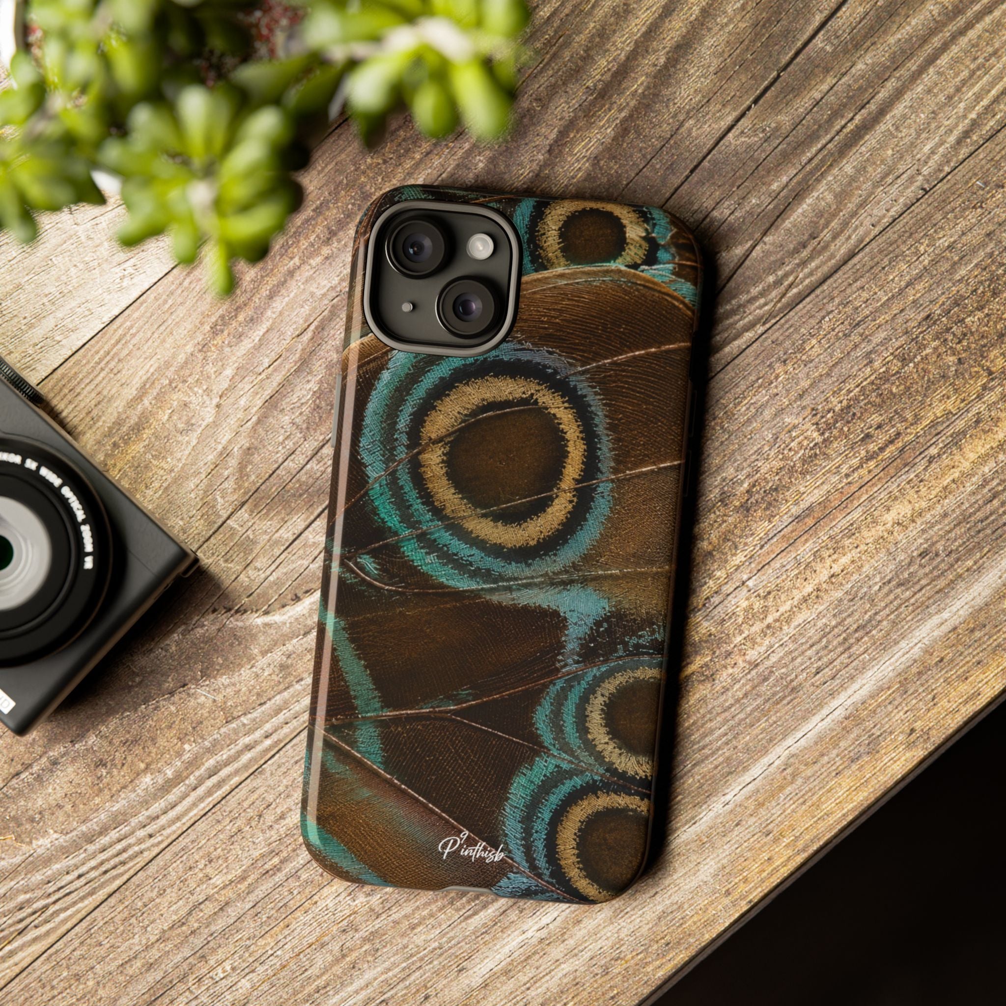 Peacock Feather Pattern Tough Case
