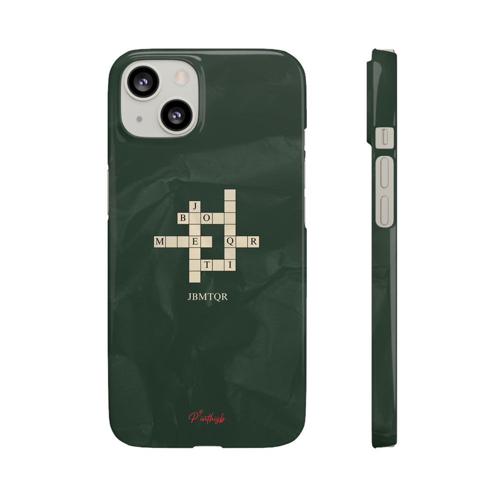 "JBMTQR crossword" Snap Phone Case