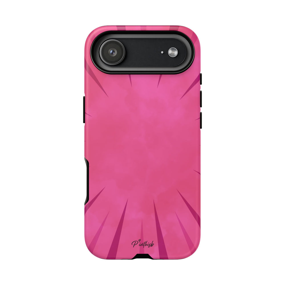 Pink Burst Tough Phone Case
