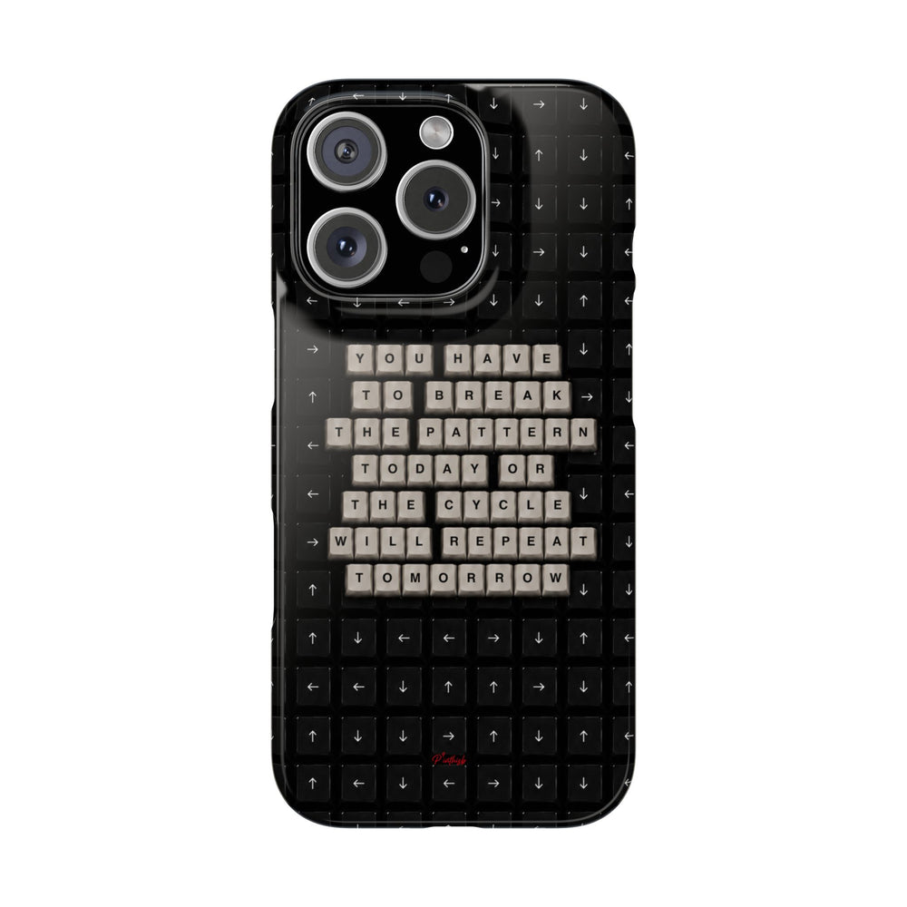"Break the pattern" Keyboard Snap Case