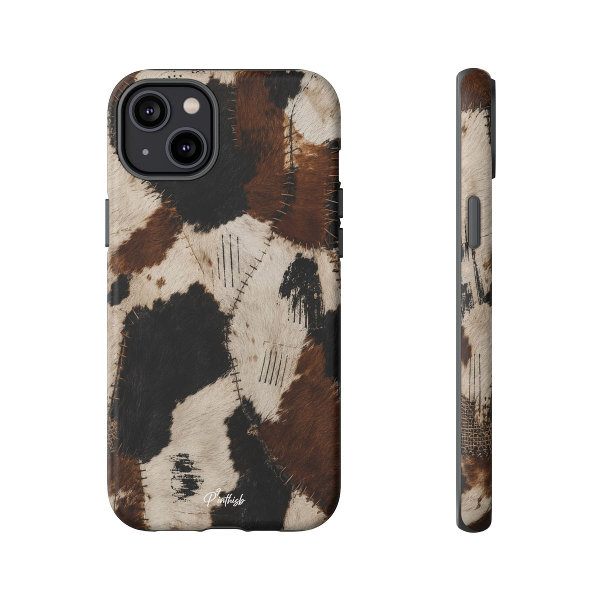 Brown & Black Animal Print Tough Case