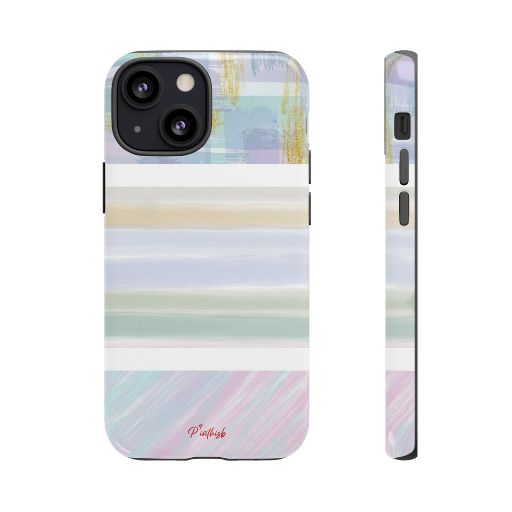 Pastel Stripe Tough Phone Case