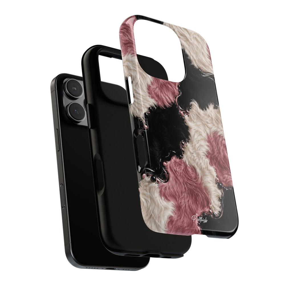 Cow Print Swirl Tough Case