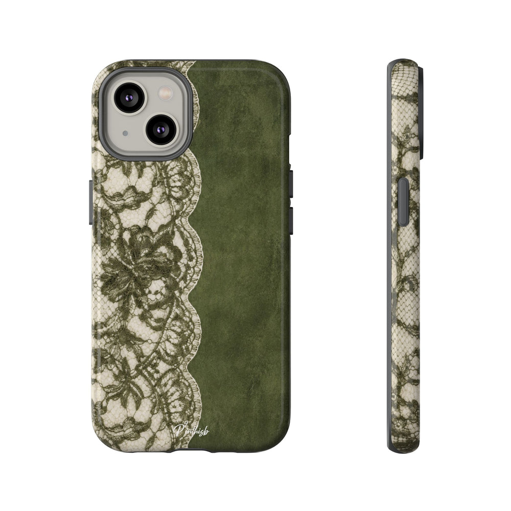 Olive Lace Tough Case