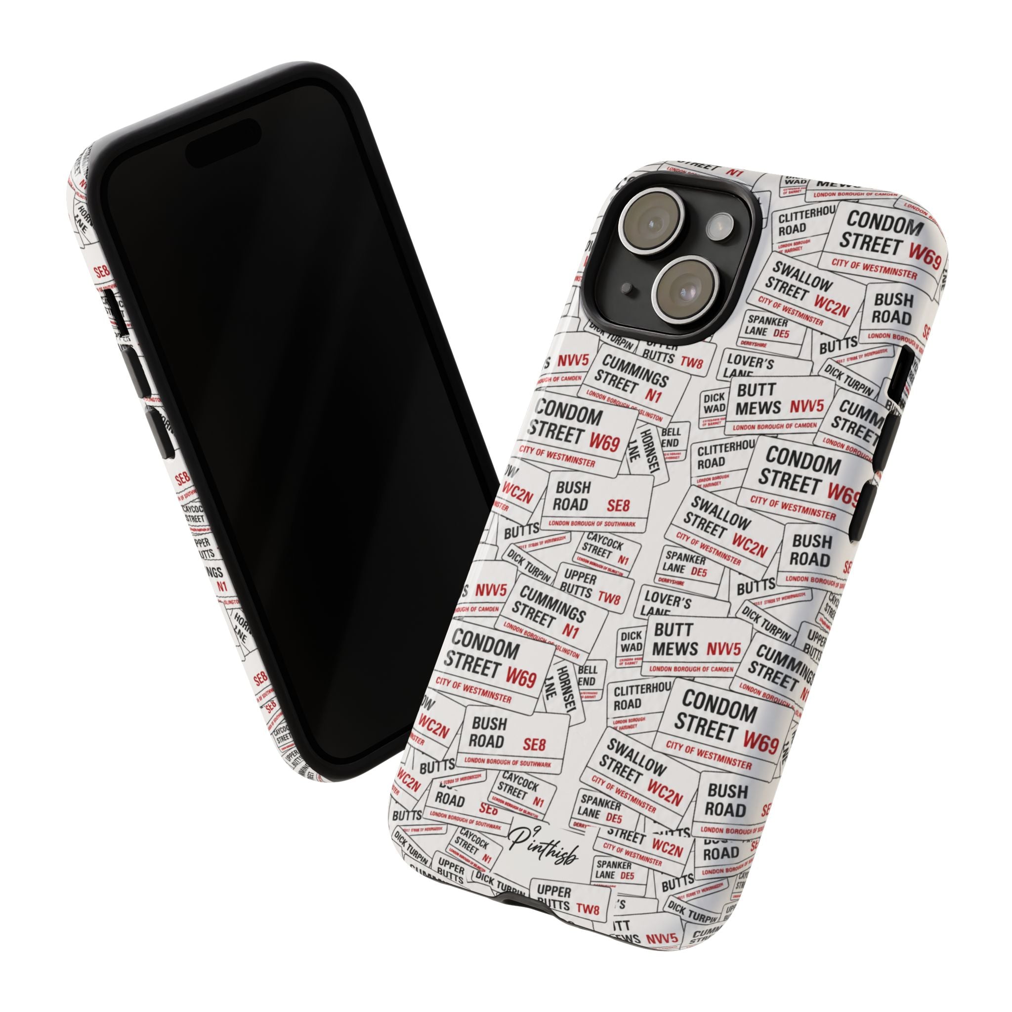 Cheeky London Street Signs Phone Case