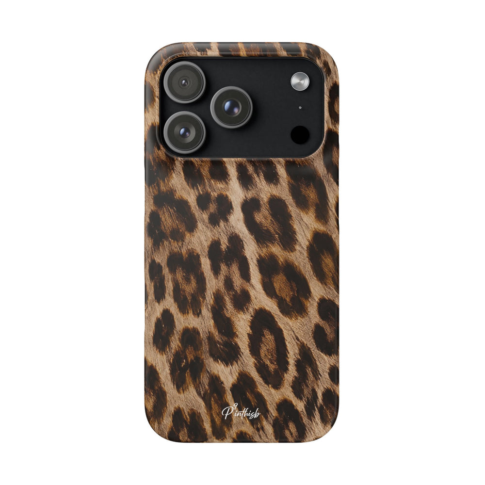 Leopard Print Snap Phone Case