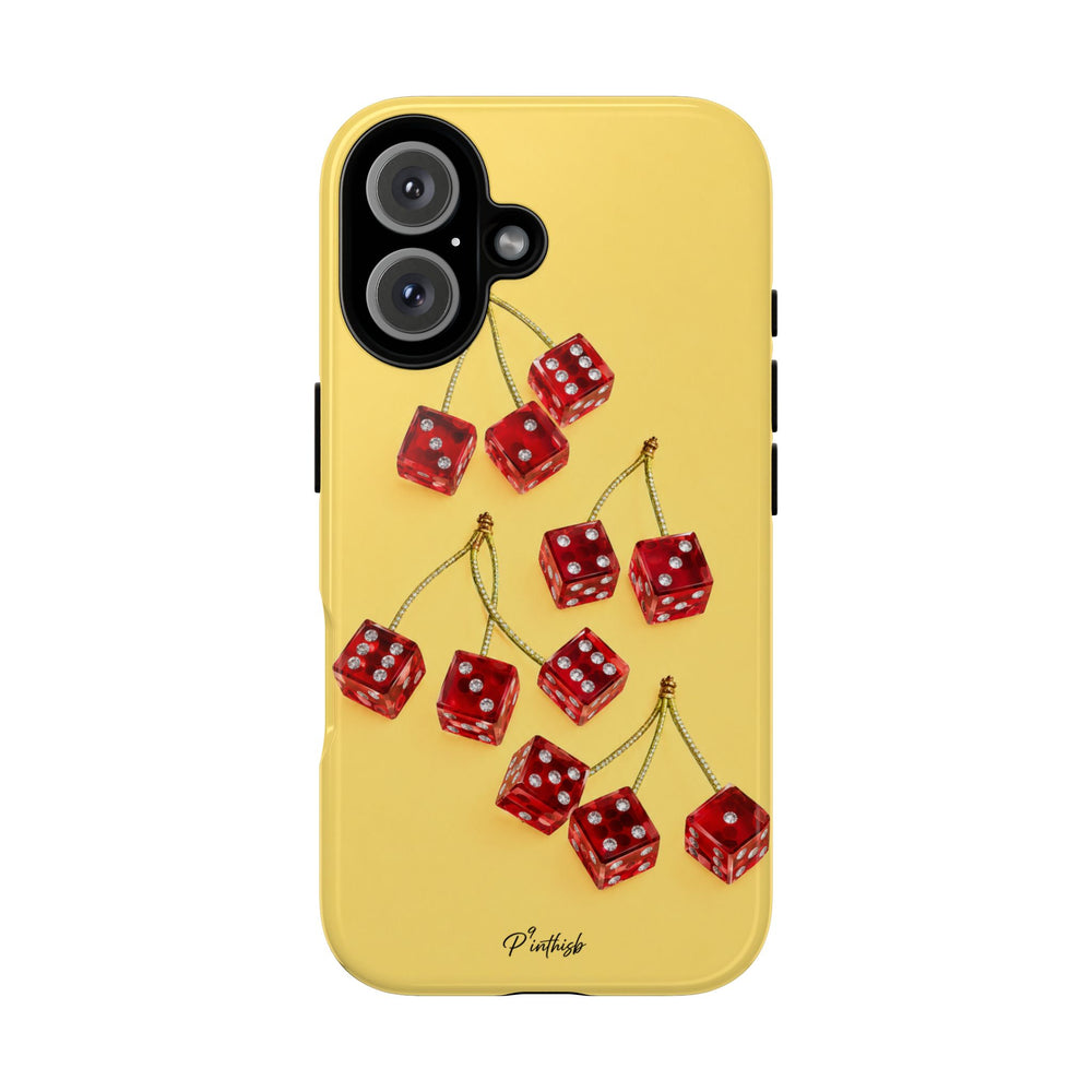 Cherry Dice Tough Phone Case