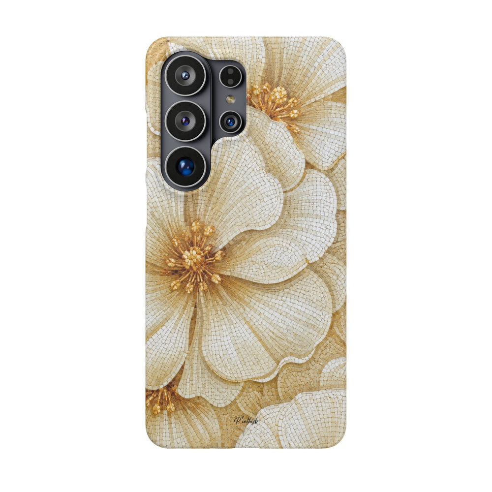 Floral Gold Bloom Snap Case