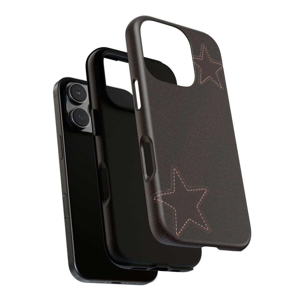 Rustic Stitched Star Phone Case