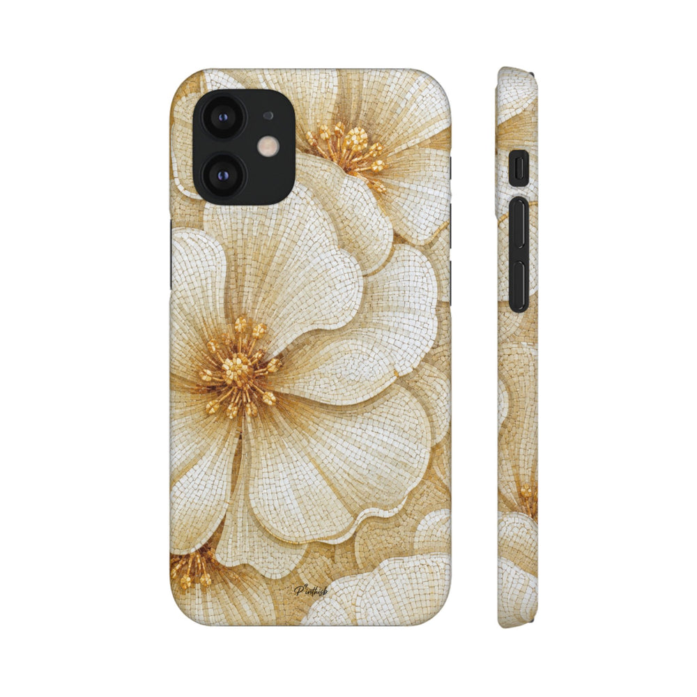 Floral Gold Bloom Snap Case