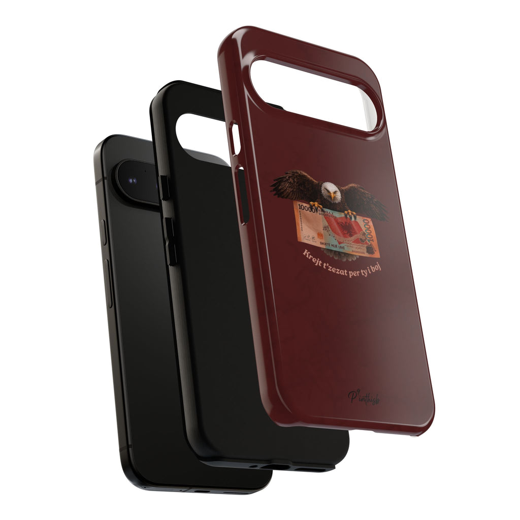 "Krejt t'zezat për ty i boj" Albanian Tough Phone Case