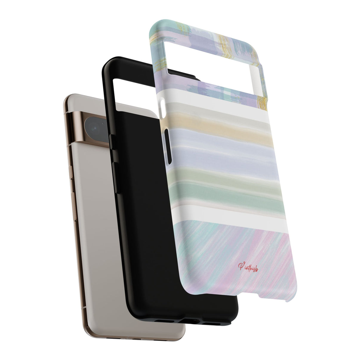 Pastel Stripe Tough Phone Case